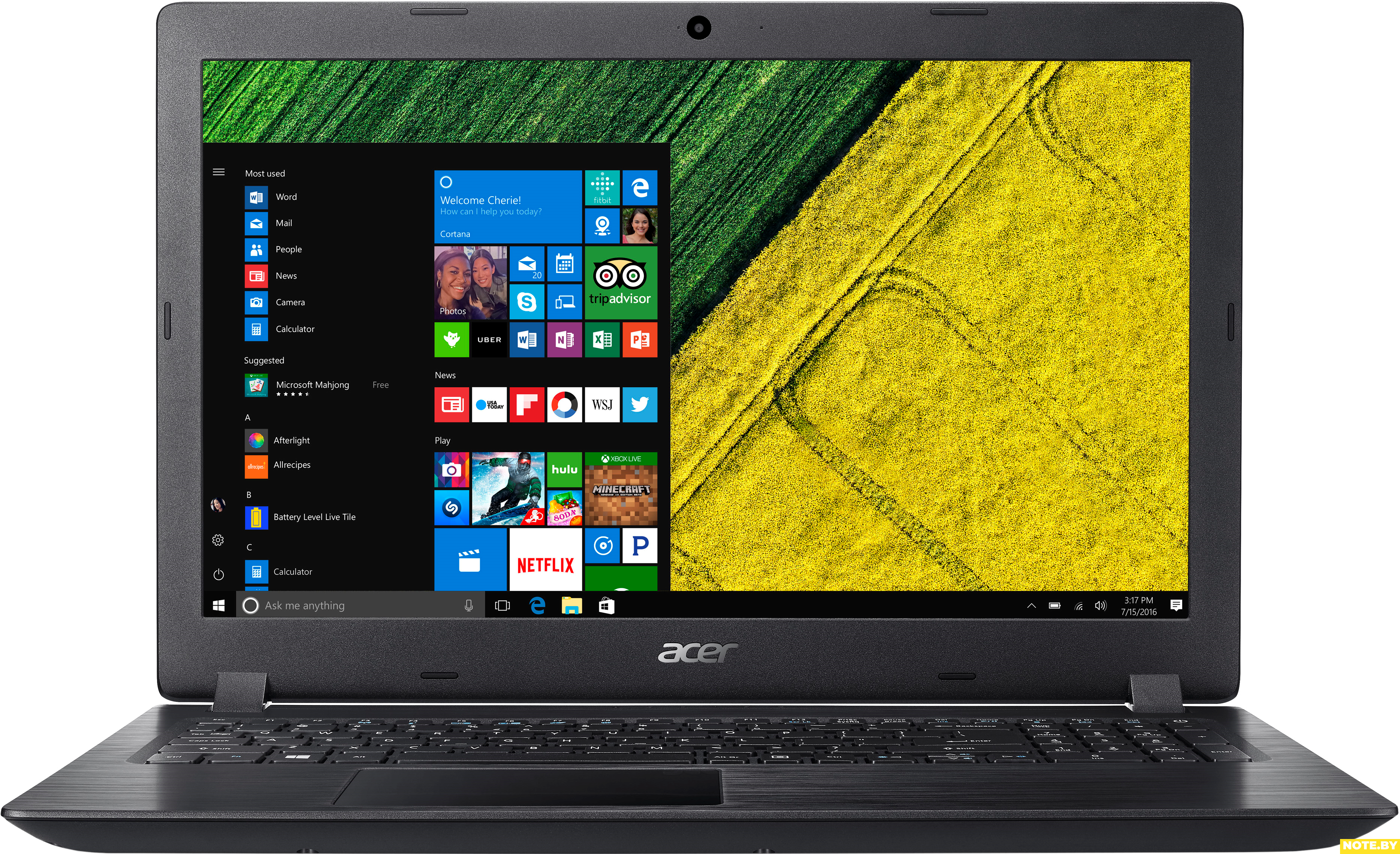 Ноутбук Acer Aspire 3 A315-21-92A0 NX.GNVER.120