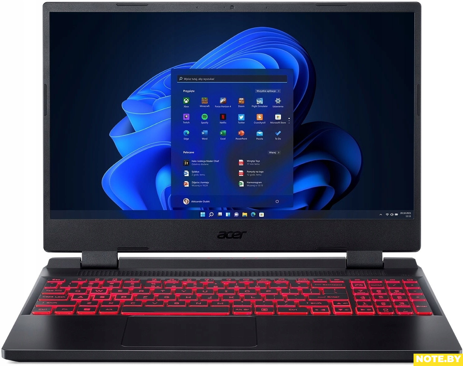 Игровой ноутбук Acer Nitro 5 AN515-58-50QS NH.QFJEL.003