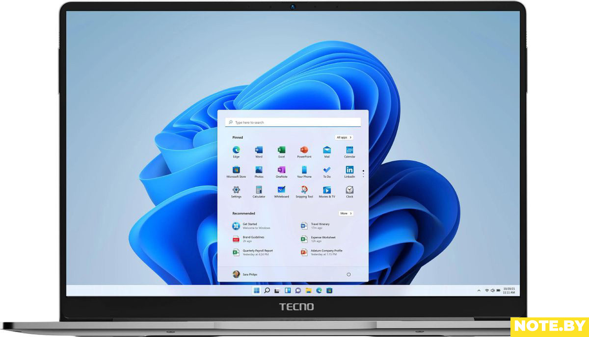 Ноутбук Tecno Megabook T1-11th i5 16+512G Grey Win11