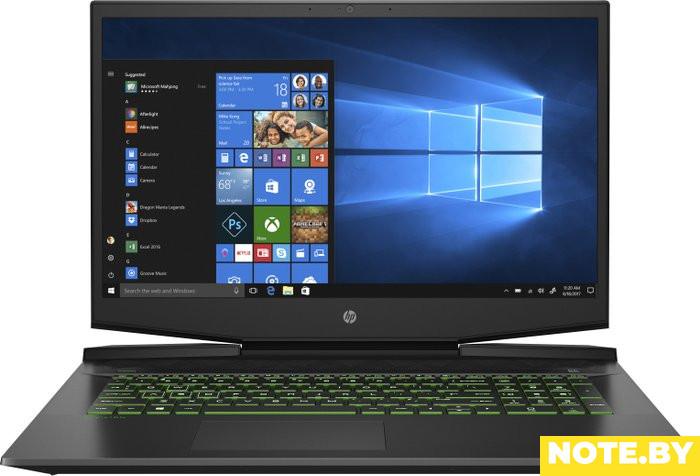 Игровой ноутбук HP Pavilion Gaming 17-cd1051ur 22R63EA